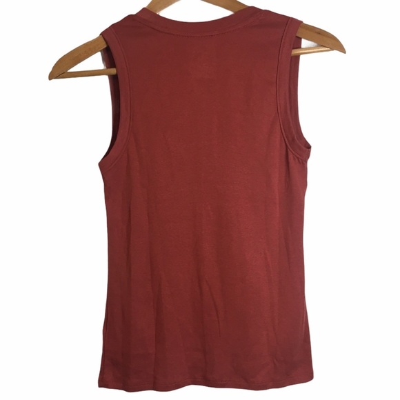 A New Day Dusty Rose Scoop Neck Cotton Tank Top Medium M - Picture 2 of 11